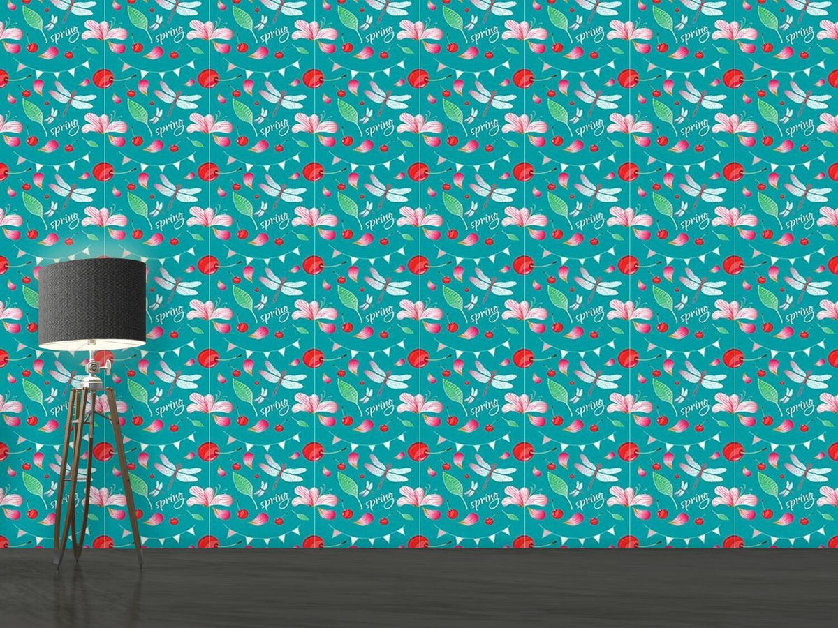 patterned-wallpaper-spring-celebration