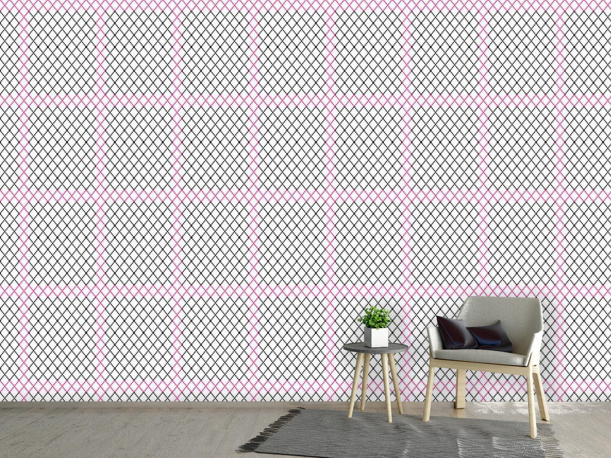 patterned-wallpaper-criss-crosses