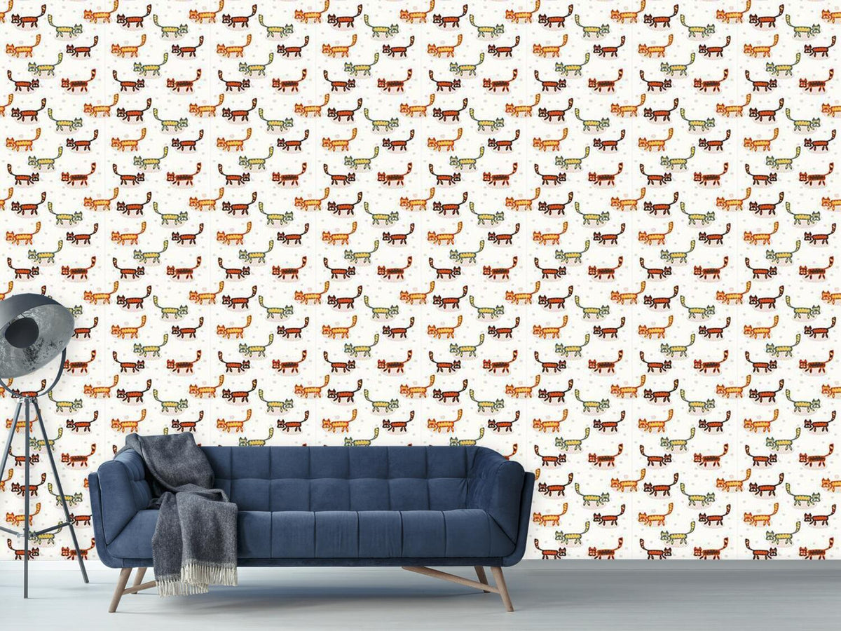 patterned-wallpaper-pussycats