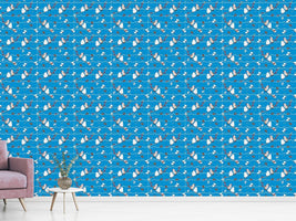 patterned-wallpaper-lovebirds-blue