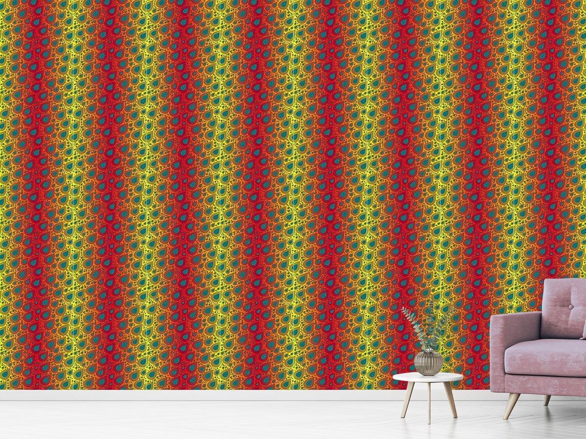 patterned-wallpaper-after-rain-comes-sun