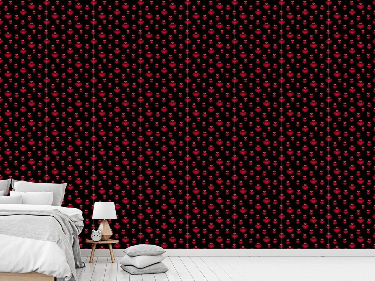patterned-wallpaper-heart-beat