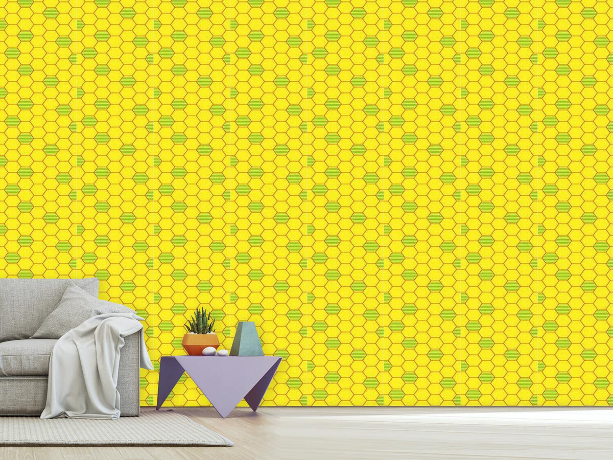 patterned-wallpaper-honeycombs-prison