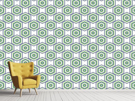 patterned-wallpaper-spring-in-hexagonia