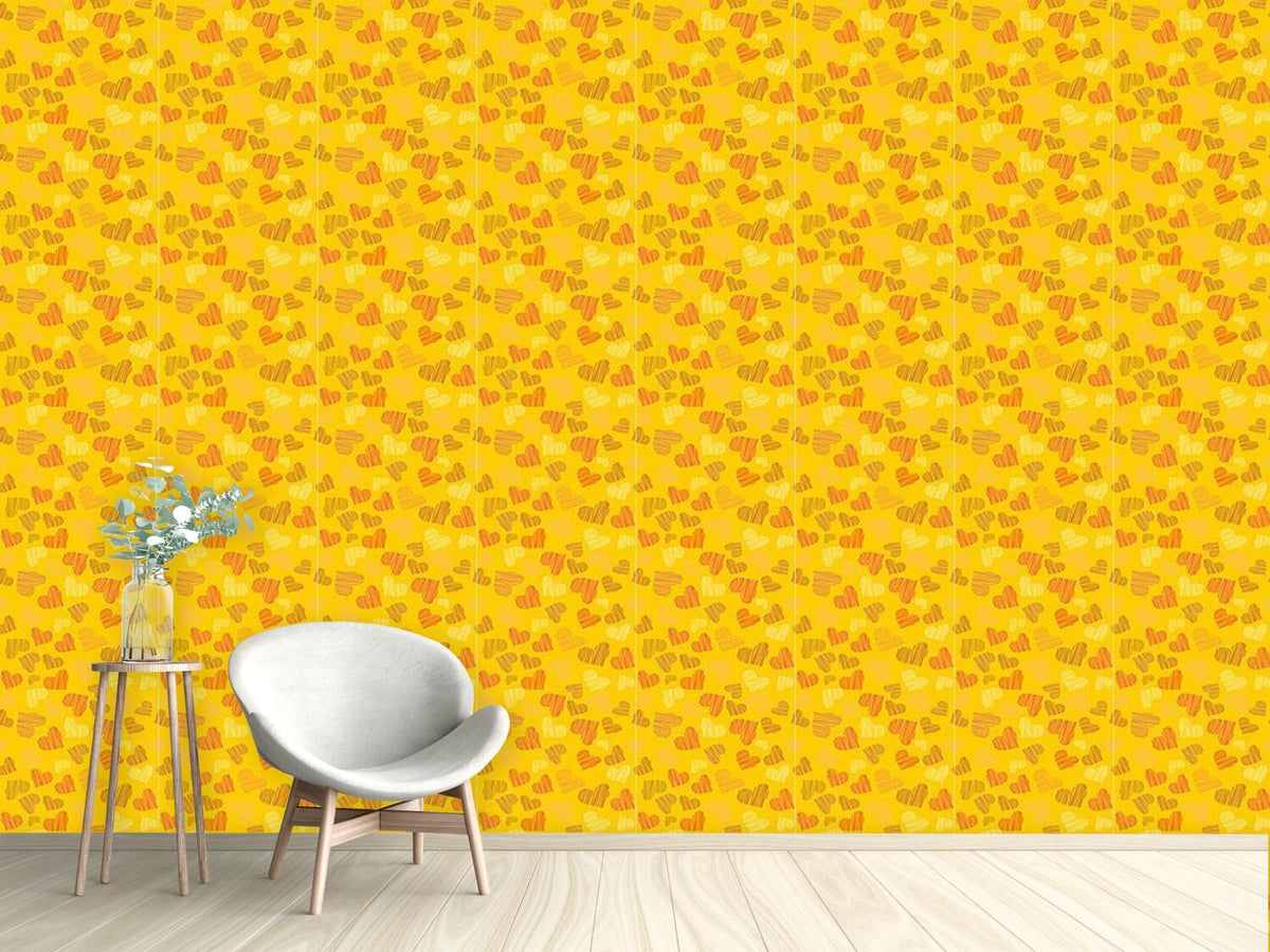 patterned-wallpaper-fine-lined-sunshine-hearts