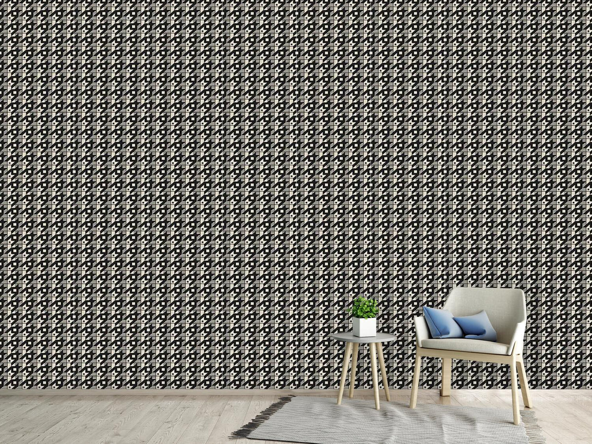 patterned-wallpaper-hounds-tooth-variation