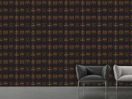 patterned-wallpaper-sandals
