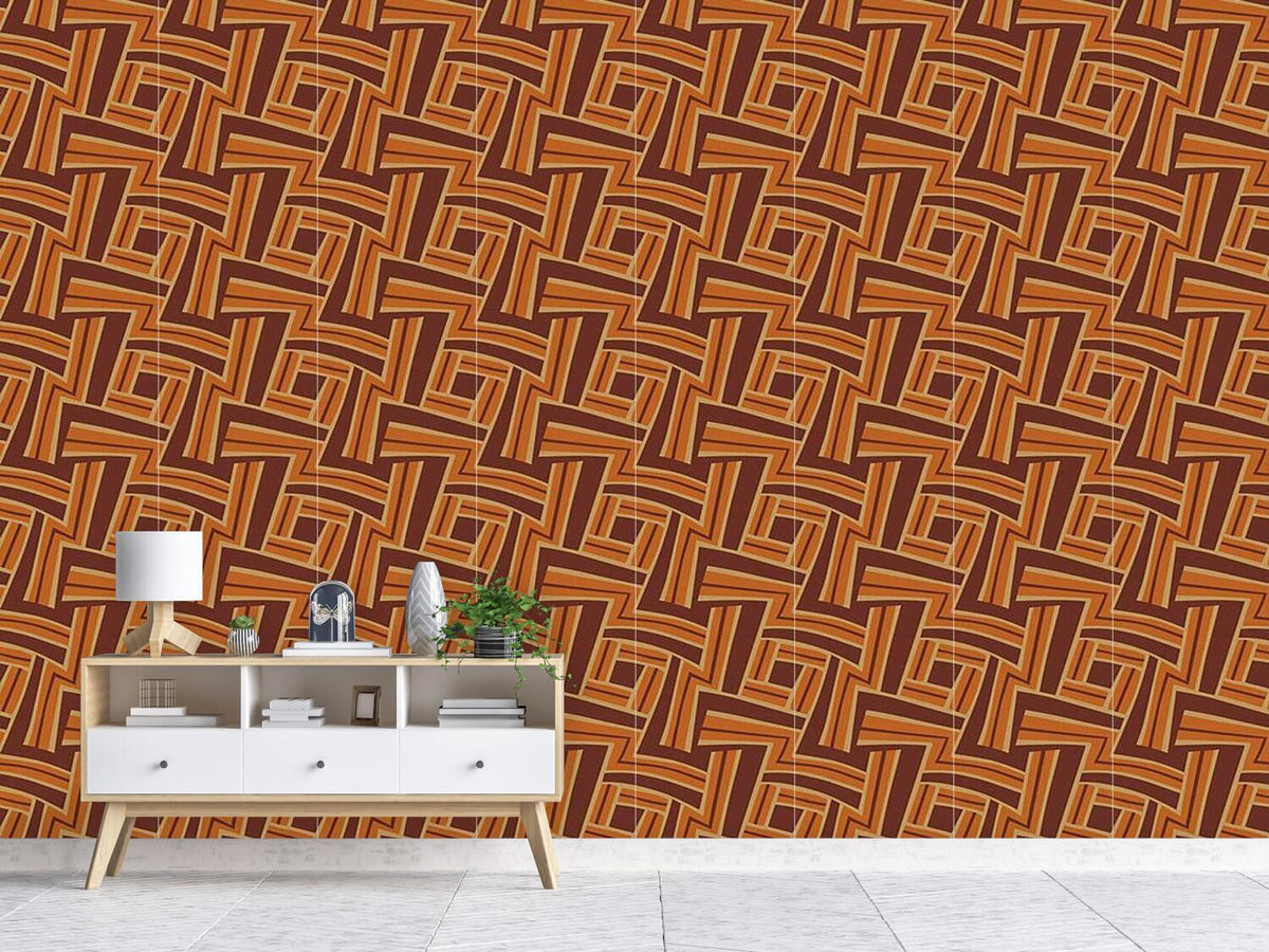 patterned-wallpaper-maze-rusty