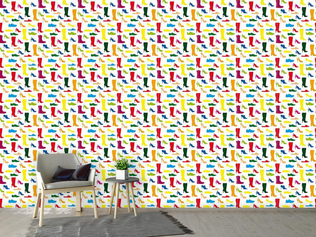 patterned-wallpaper-shoes