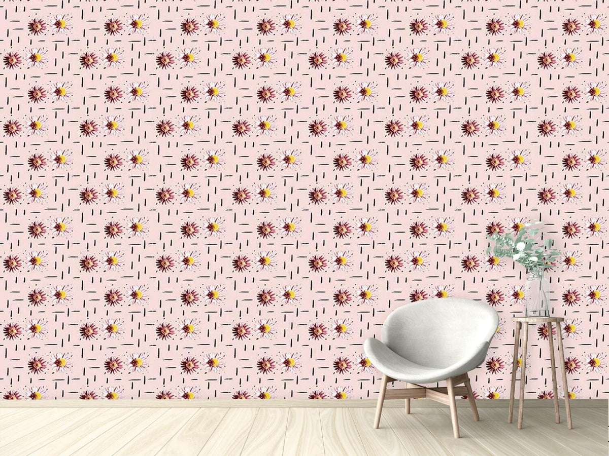 patterned-wallpaper-counting-daisies