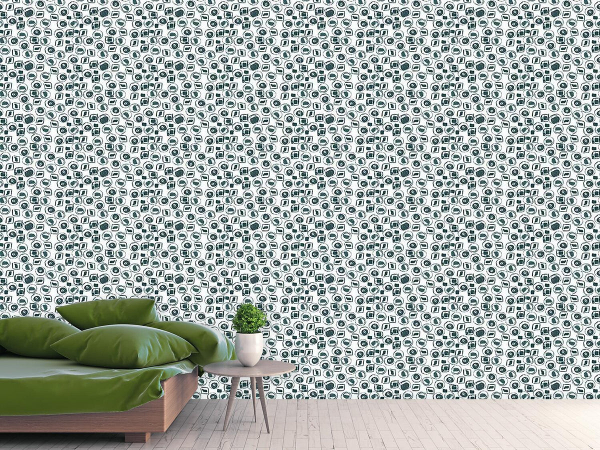 patterned-wallpaper-curvy-shapes
