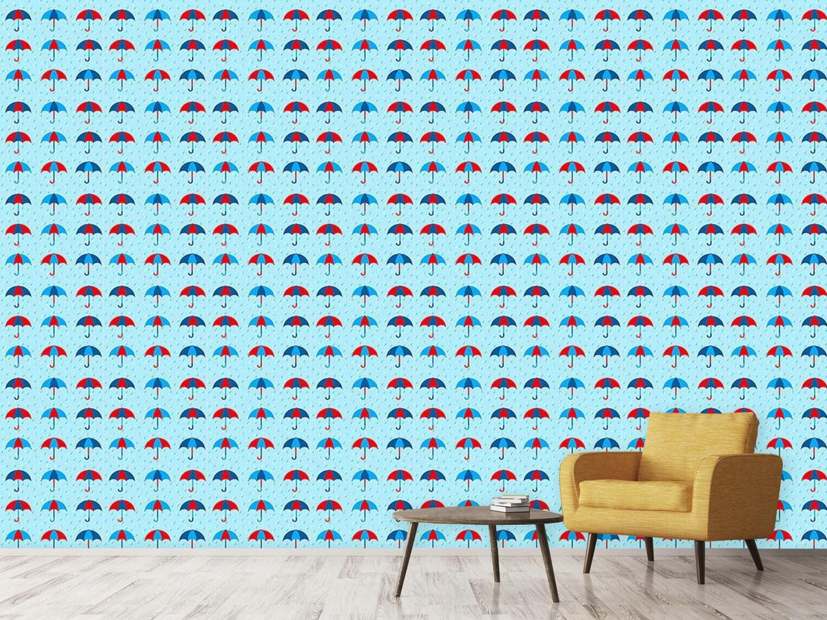 patterned-wallpaper-les-parapluis-en-hiver