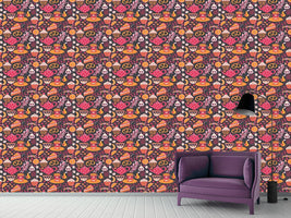 patterned-wallpaper-coffee-party-at-tiffanys