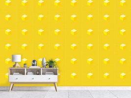 patterned-wallpaper-honeycomb