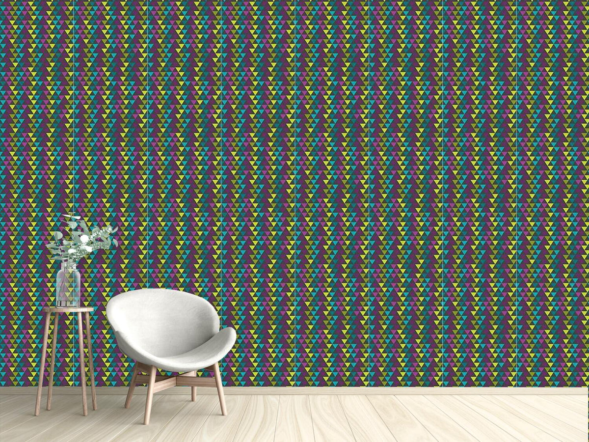 patterned-wallpaper-the-matrix-of-the-triangles