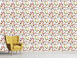 patterned-wallpaper-snowman