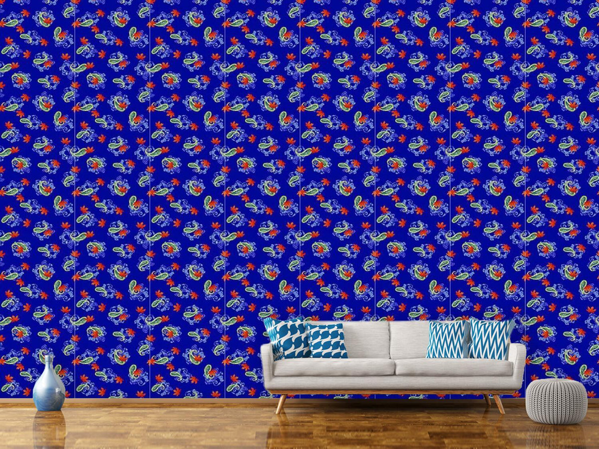 patterned-wallpaper-paisley-leaf-melange