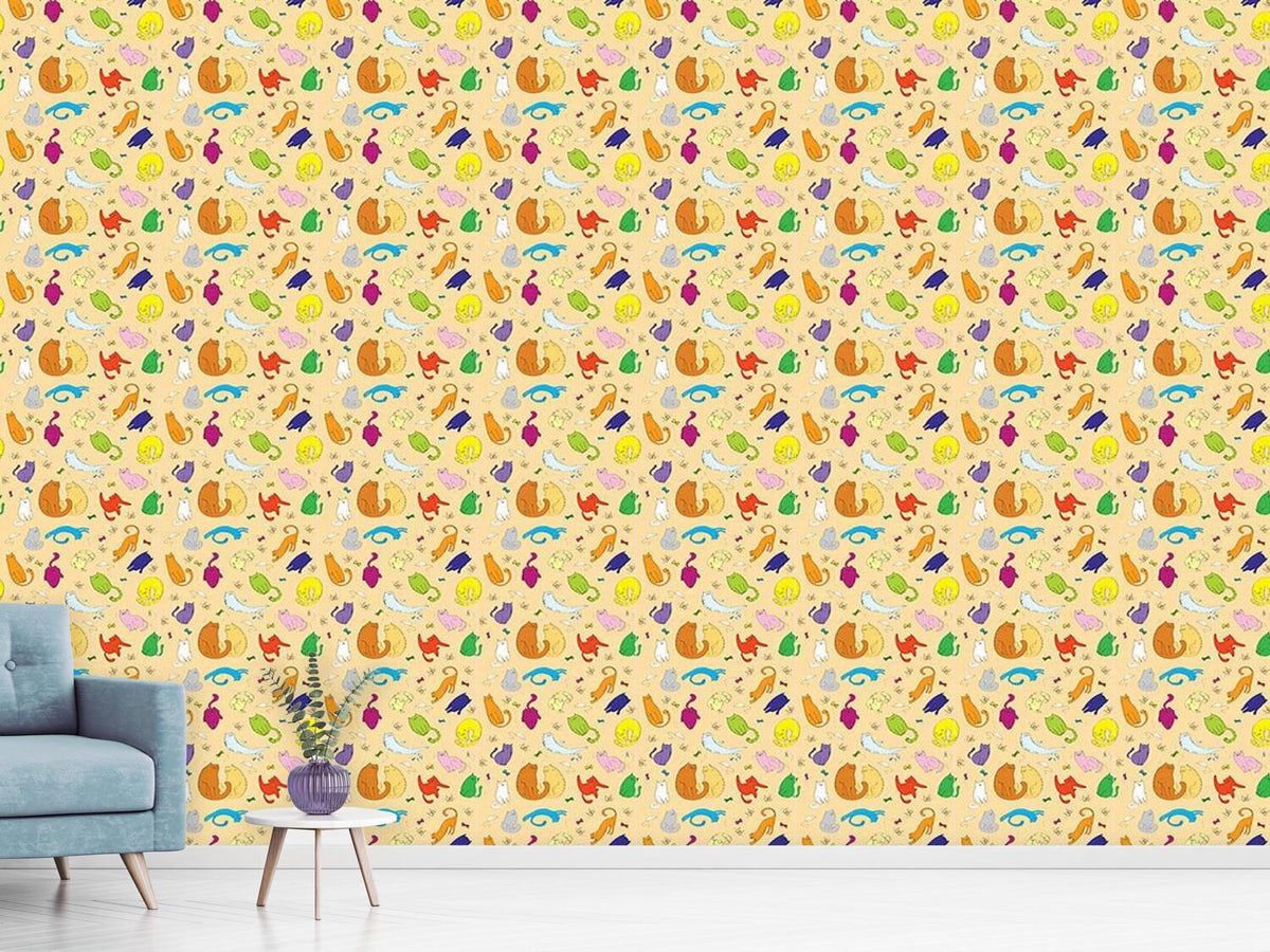 patterned-wallpaper-cute-cats
