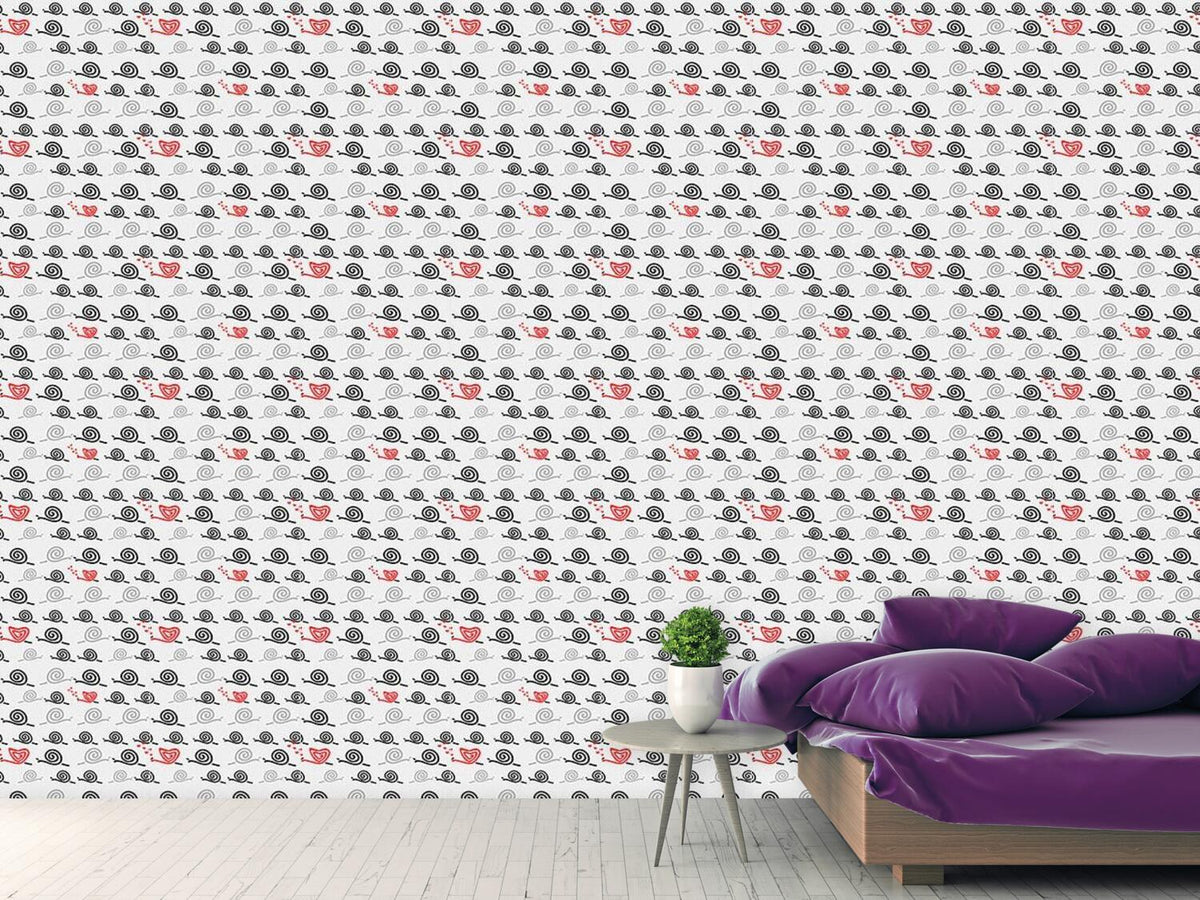 patterned-wallpaper-snails-are-able-to-love-too