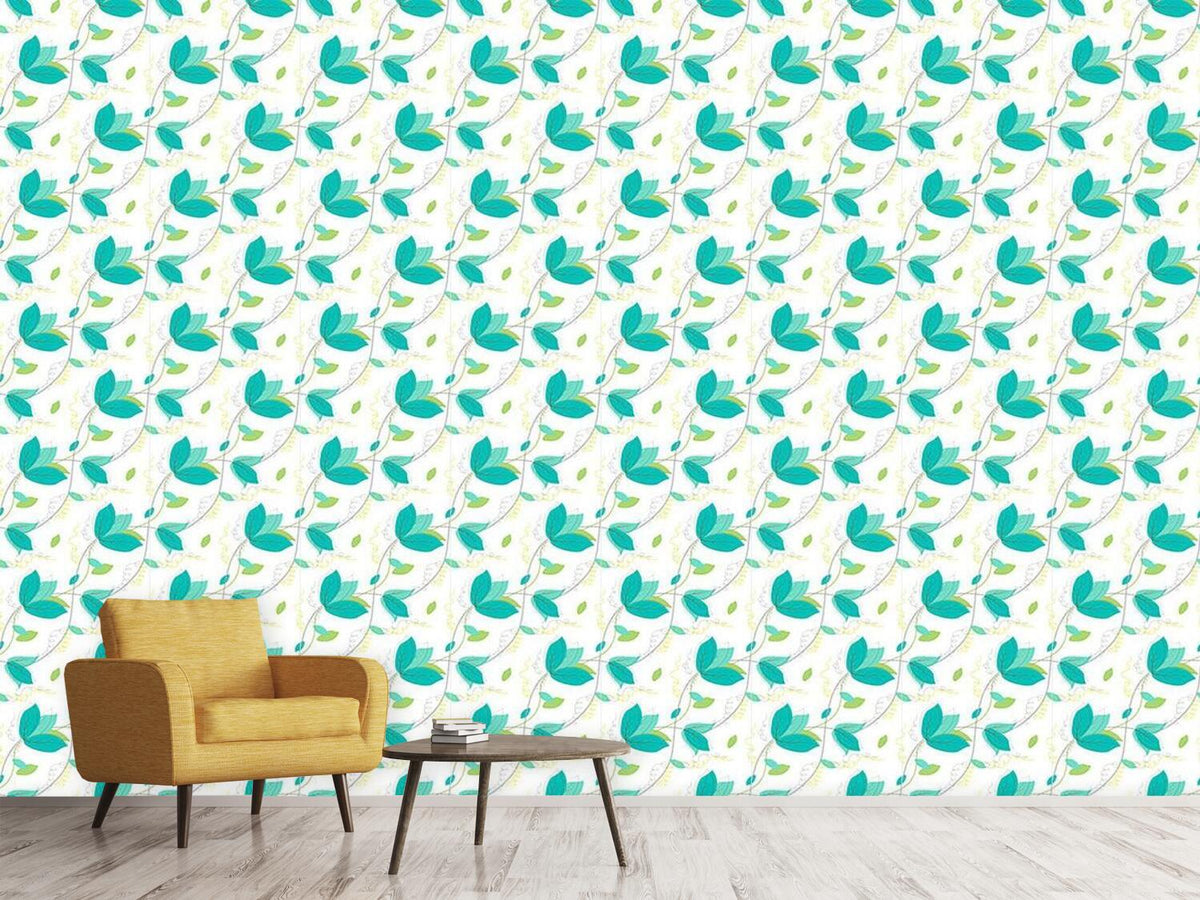 patterned-wallpaper-frail-leaves