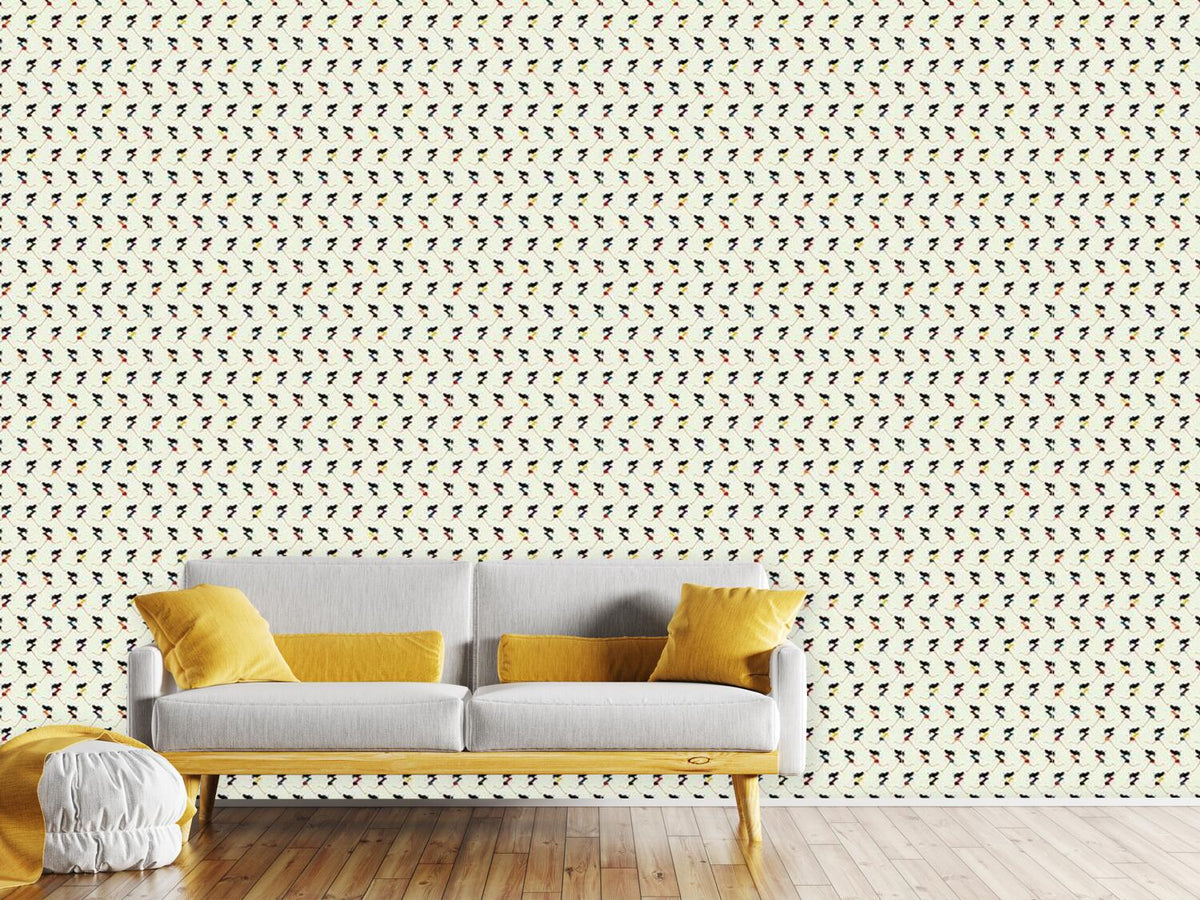 patterned-wallpaper-girl-run