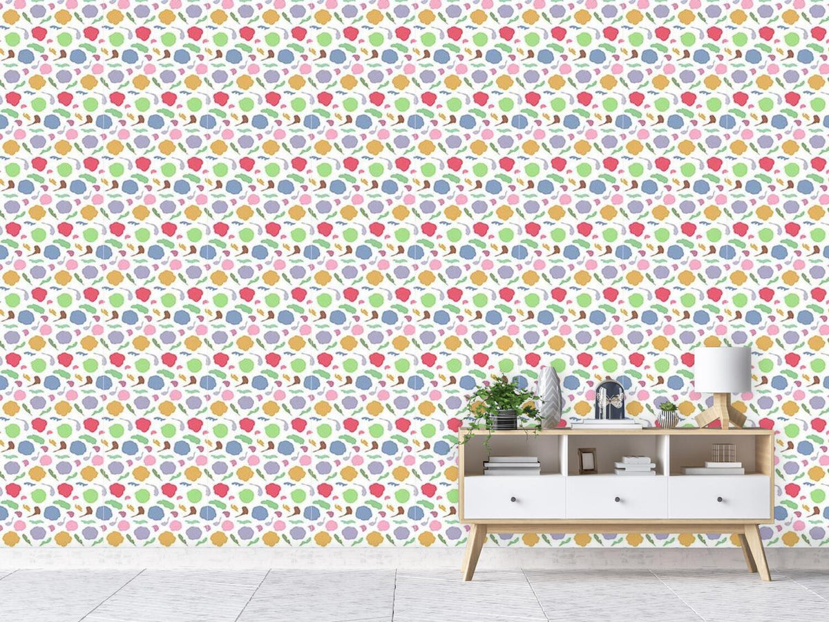 patterned-wallpaper-kindergarten-flowers