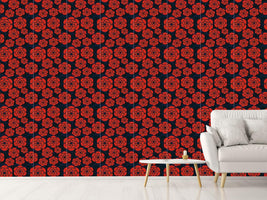 patterned-wallpaper-night-roses