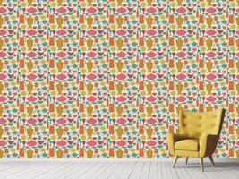 patterned-wallpaper-tiffanys-table