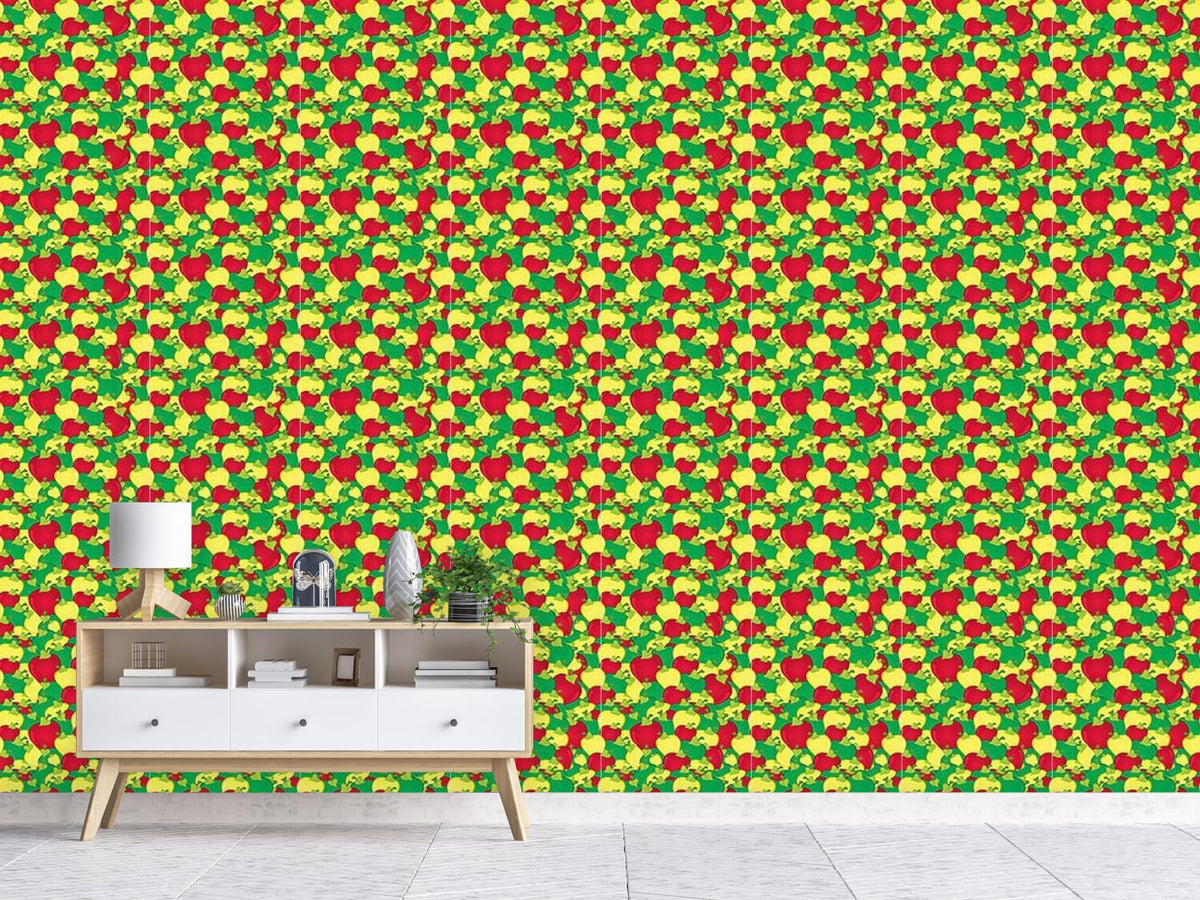 patterned-wallpaper-apple-harvest