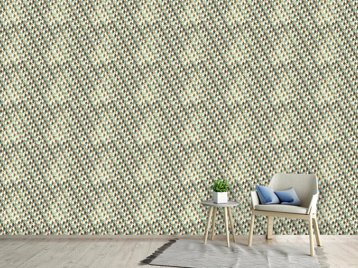 patterned-wallpaper-retro-rhombus