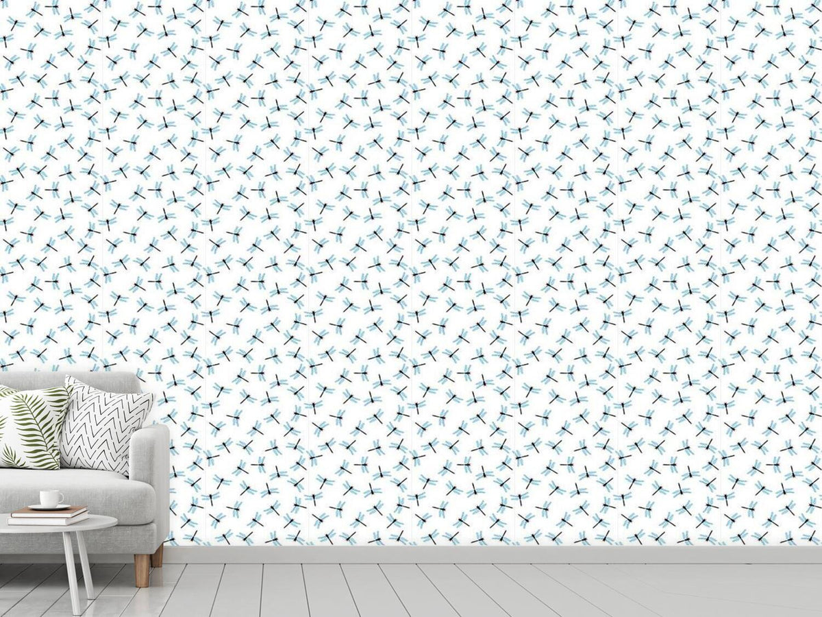 patterned-wallpaper-the-flight-of-the-dragonfly