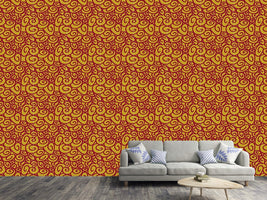 patterned-wallpaper-beginning-and-end-gold