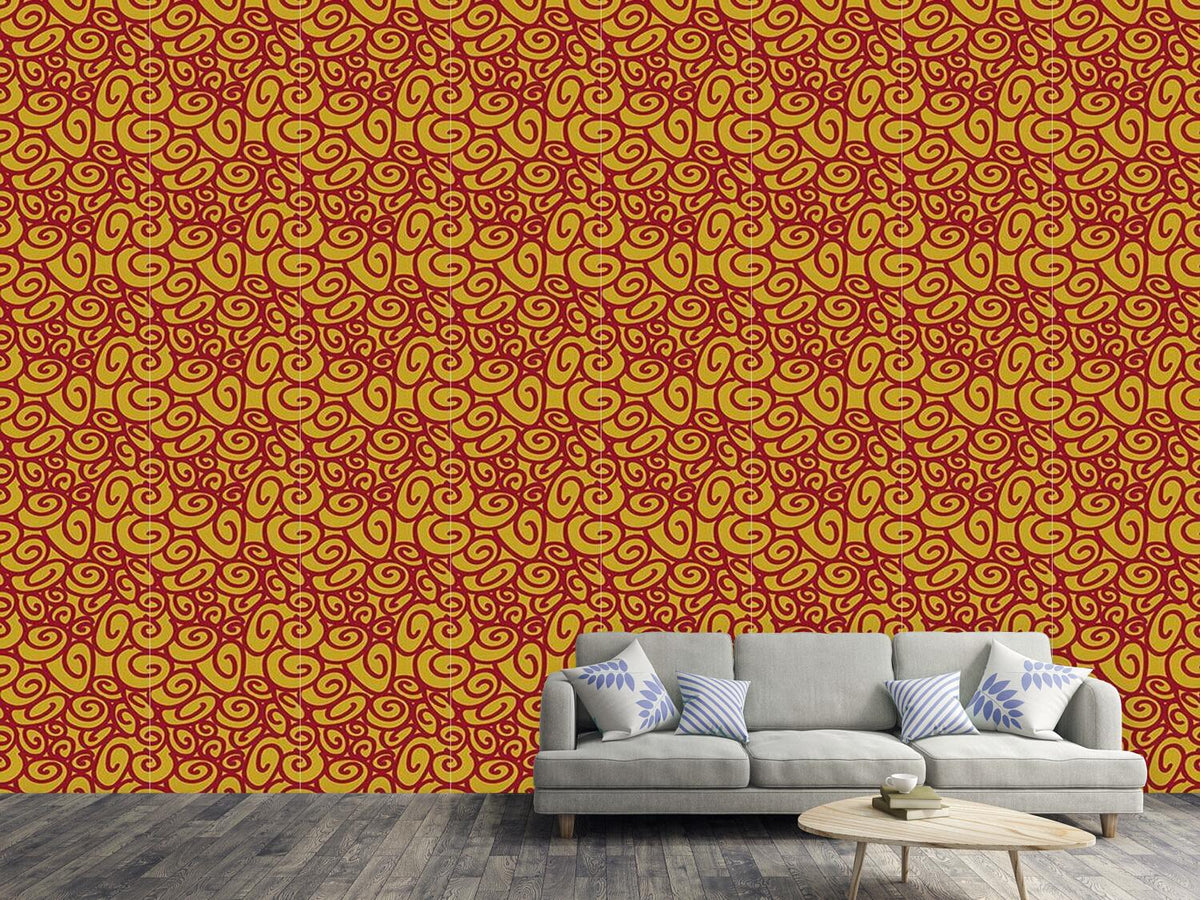 patterned-wallpaper-beginning-and-end-gold