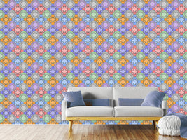patterned-wallpaper-mosaic-floral