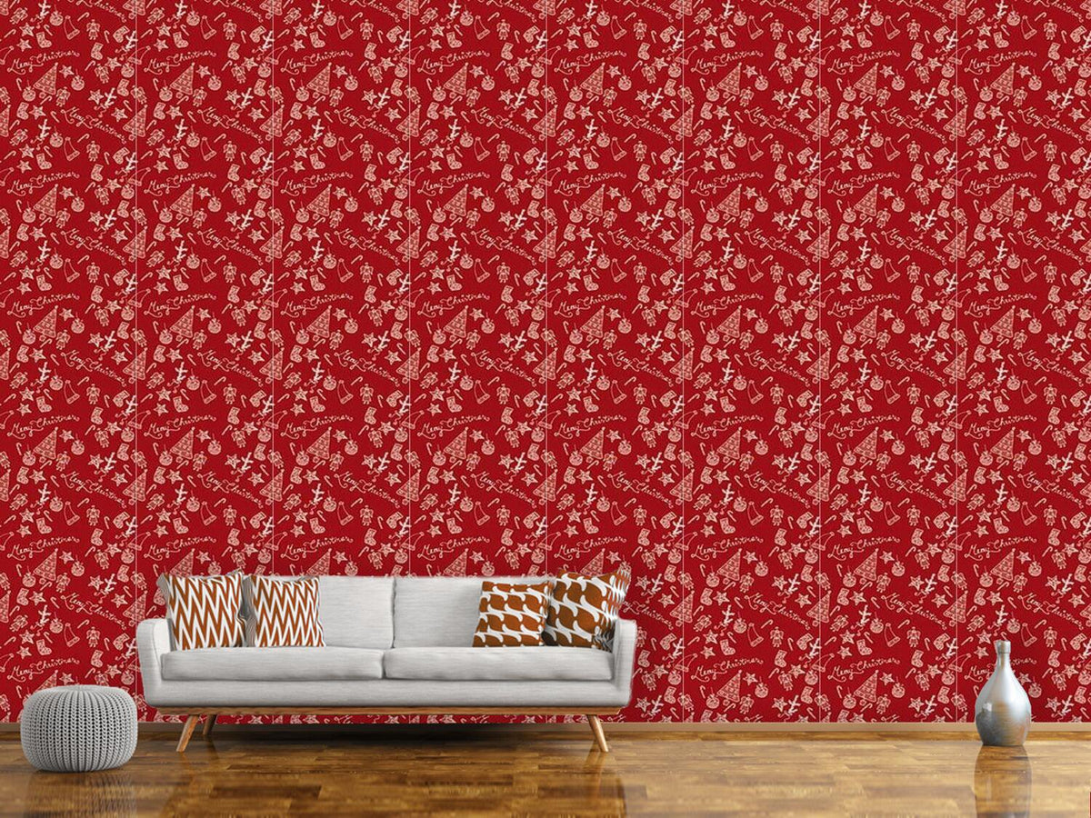 patterned-wallpaper-merry-christmas