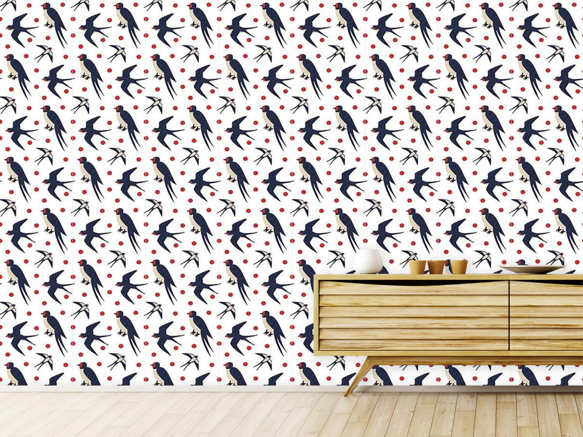 patterned-wallpaper-flying-swallows