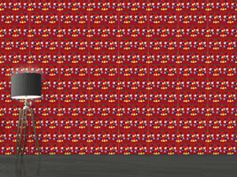 patterned-wallpaper-carillon-red
