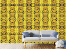 patterned-wallpaper-stained-yellow