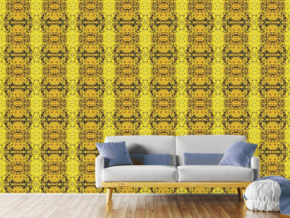 patterned-wallpaper-stained-yellow