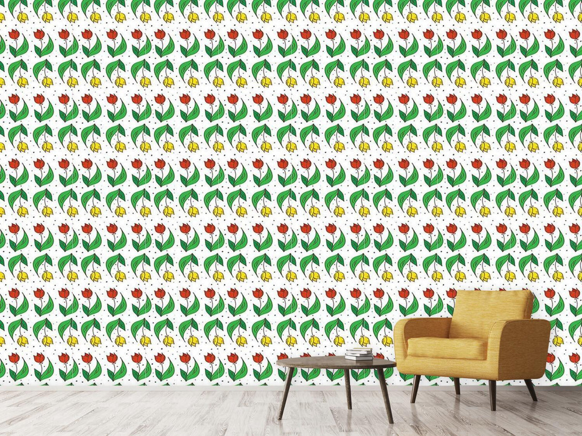 patterned-wallpaper-happy-tulips