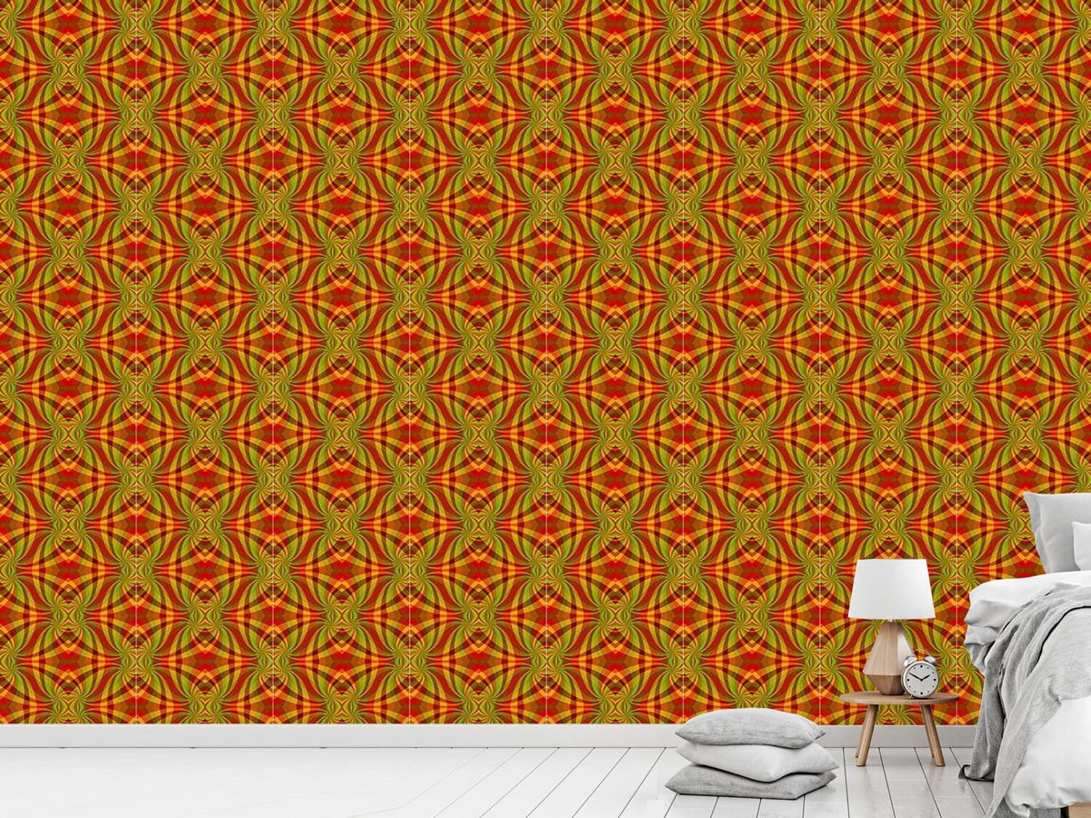 patterned-wallpaper-chequered-swirls