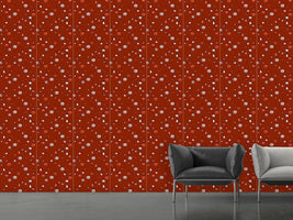 patterned-wallpaper-christmas-tree-decorations-red