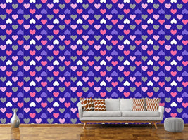 patterned-wallpaper-purple-heart