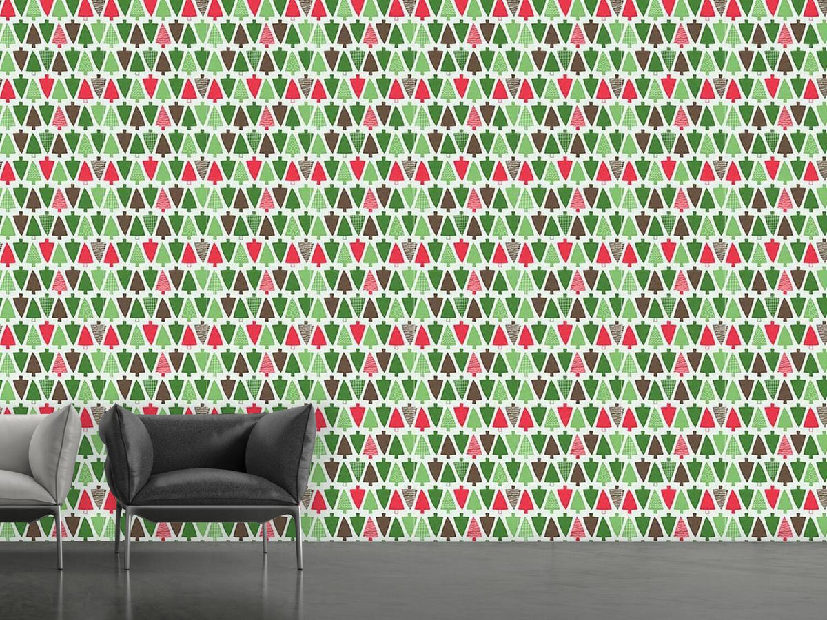 patterned-wallpaper-christmastree-alley