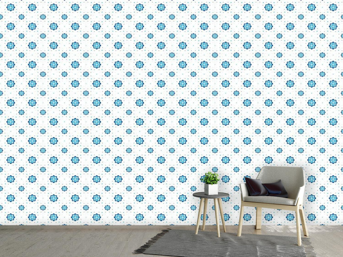 patterned-wallpaper-cornflowers