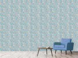 patterned-wallpaper-leafage-light-blue