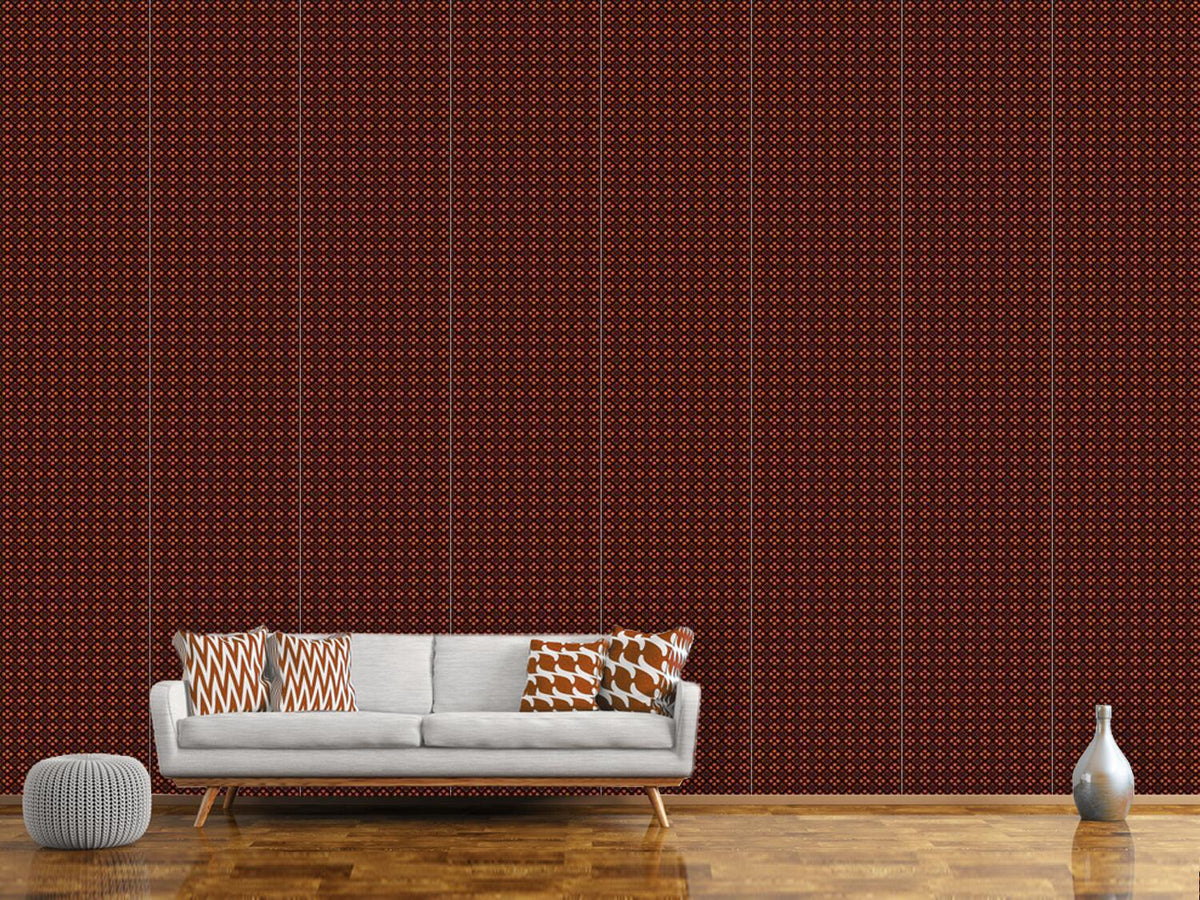 patterned-wallpaper-mesh-of-stars