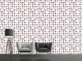 patterned-wallpaper-fashion-accessories