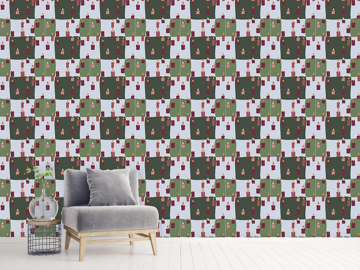 patterned-wallpaper-candle-light-on-check