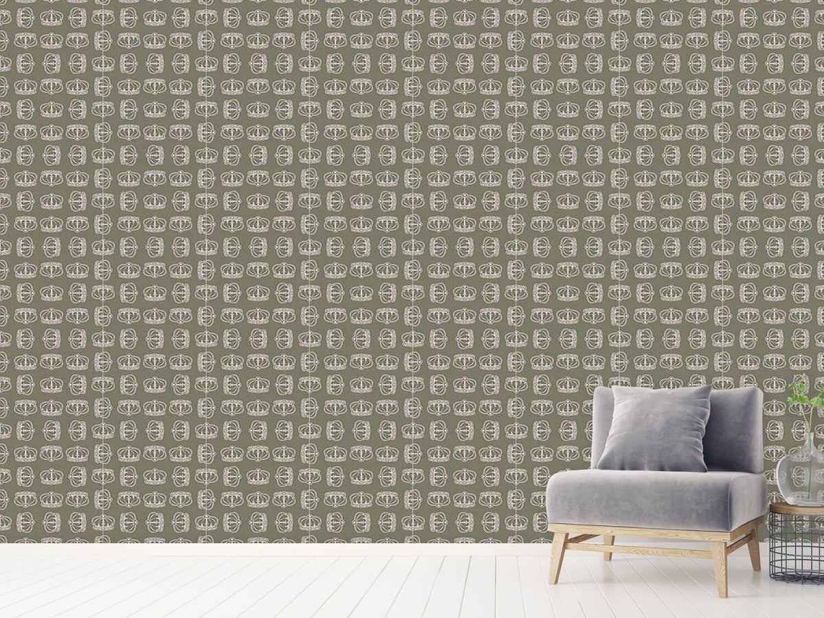 patterned-wallpaper-corona-olive